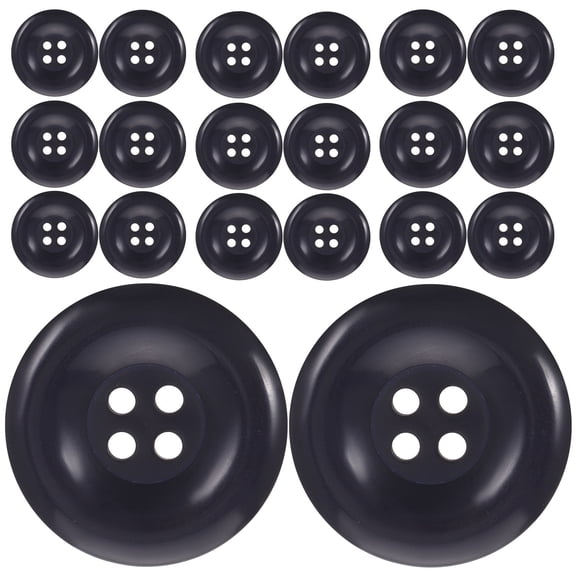 GETAJGHSD 50 Pcs Navy Buttons for Crafts, Jackets, Clothes, Sewing, Tailoring and Decoration Projects