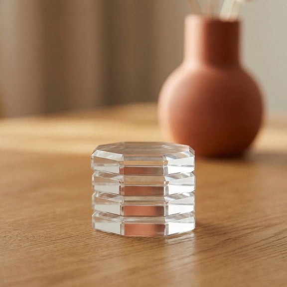 GETAJGHSD Transparent Glass Fabric Weights for Accurate Sewing Projects 5Pcs