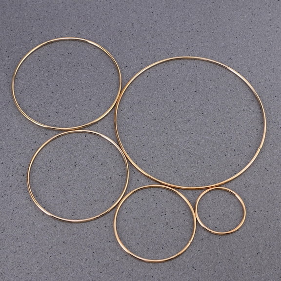 GETAJGHSD 5Pcs Dreamcatcher Metal Rings For Macrame And Crafts Home Decor Supplies