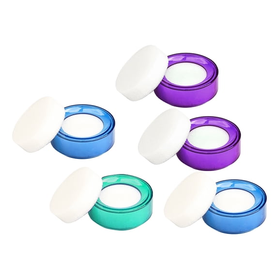 GETAJGHSD 5Pcs Hand Counting Tool with Finger Wet Sponge Assorted Colors for Bank Clerks