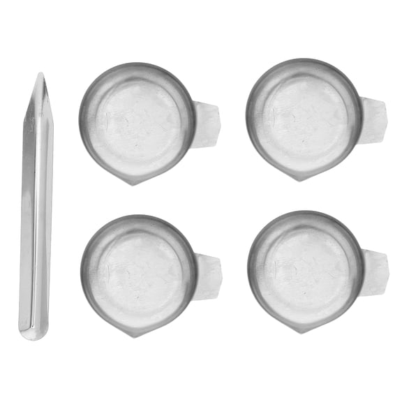 GETAJGHSD 5Pcs Lab Stainless Steel Scale Plates Compact Design for Accurate Measurement