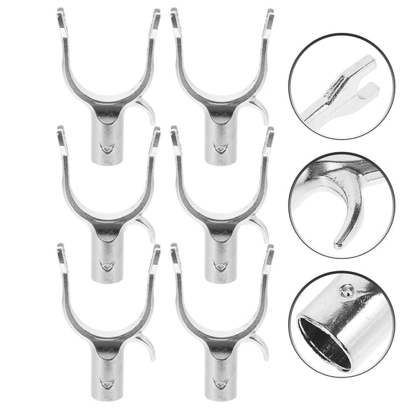 GETAJGHSD 5Pcs Plant Branches Supporting Tools Plated Silver Aluminium for Tree Garden Bonsai Support