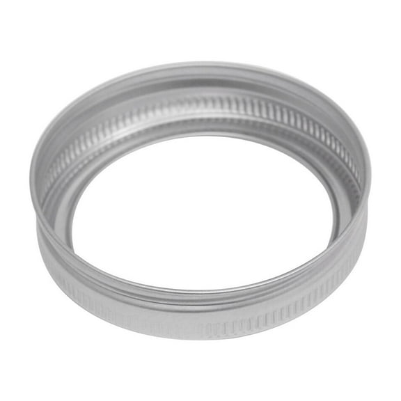 GETAJGHSD 5Pcs Plated Silver Jar Rings Metal Screw Bands for Canning and Sprouting Kitchen Tool