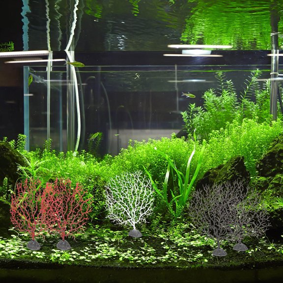 GETAJGHSD 5Pcs Resin Coral Tree Figurine Aquarium Hideaway Decor Assorted Color