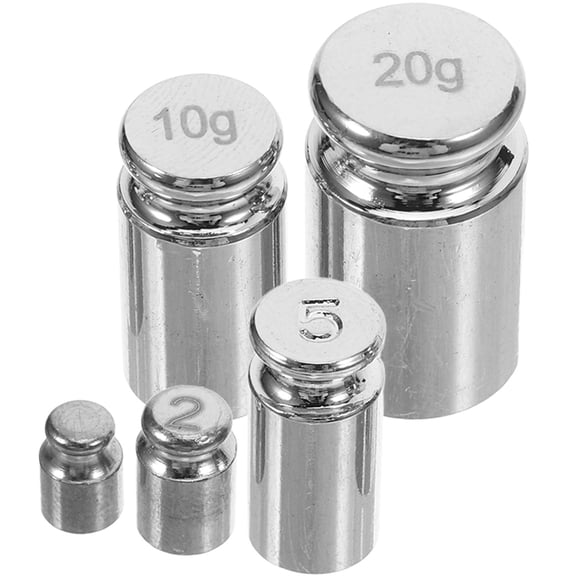 GETAJGHSD 5pcs Standard Calibration Weight For Weight Balance Scale Chrome Material For Laboratory Equipment Use