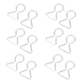 thumbnail image 1 of GETAJGHSD 6 Pairs Jeans Waist Tightener Buckles in Silver for DIY Clothing and Waist Belt, 1 of 8