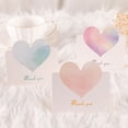 thumbnail image 1 of GETAJGHSD 60-Pack Heart Shaped Greeting Cards Assorted Colors Blank Writable Cards for Holidays, Parties, and Special Occasions, 1 of 8