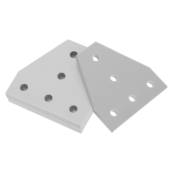 GETAJGHSD 6pcs T Shape Joint Plates Aluminum For DIY Projects Frame Reinforcement Durable Brackets