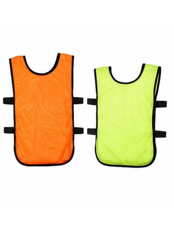 6Pcs Basketball Vest for Youth Sports Training Durable Mesh Practice Jerseys