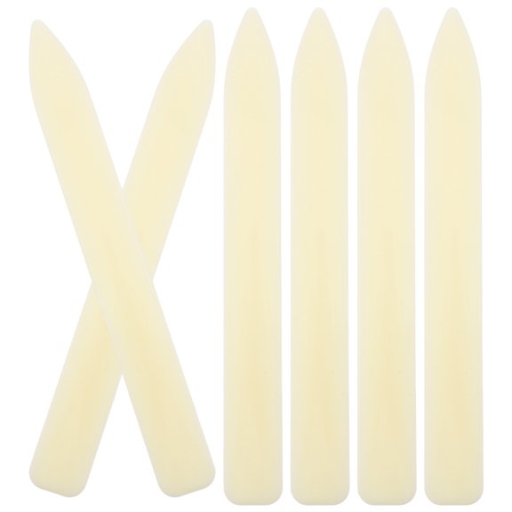 GETAJGHSD 6Pcs Bone Folder Paper Creaser Tool Plastic Durable for Manual Paper Folding and Craft Projects