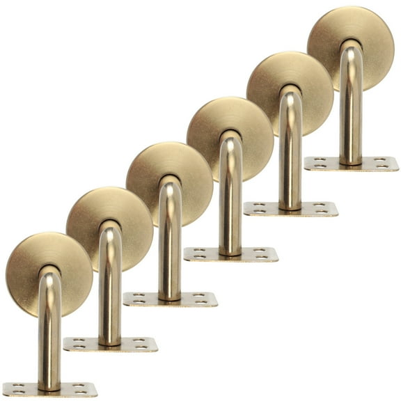 GETAJGHSD 6-Pack Handrail Brackets for Stair Railing Support, Home Improvement, 7x5CM Metal Hardware