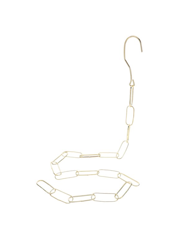 6Pcs Heavy Duty Golden Metal Chain for Clothes Plants and Market Display