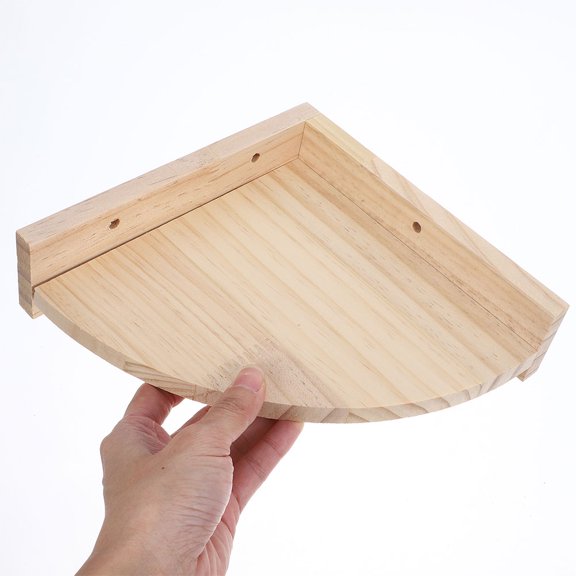 GETAJGHSD exercise platform Hamster Toy Jumping Board Wood Jumping Support Cage Environment 6pcs