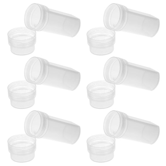 GETAJGHSD 6Pcs Leakproof Plastic Staining Tanks for Laboratory Slide Processing