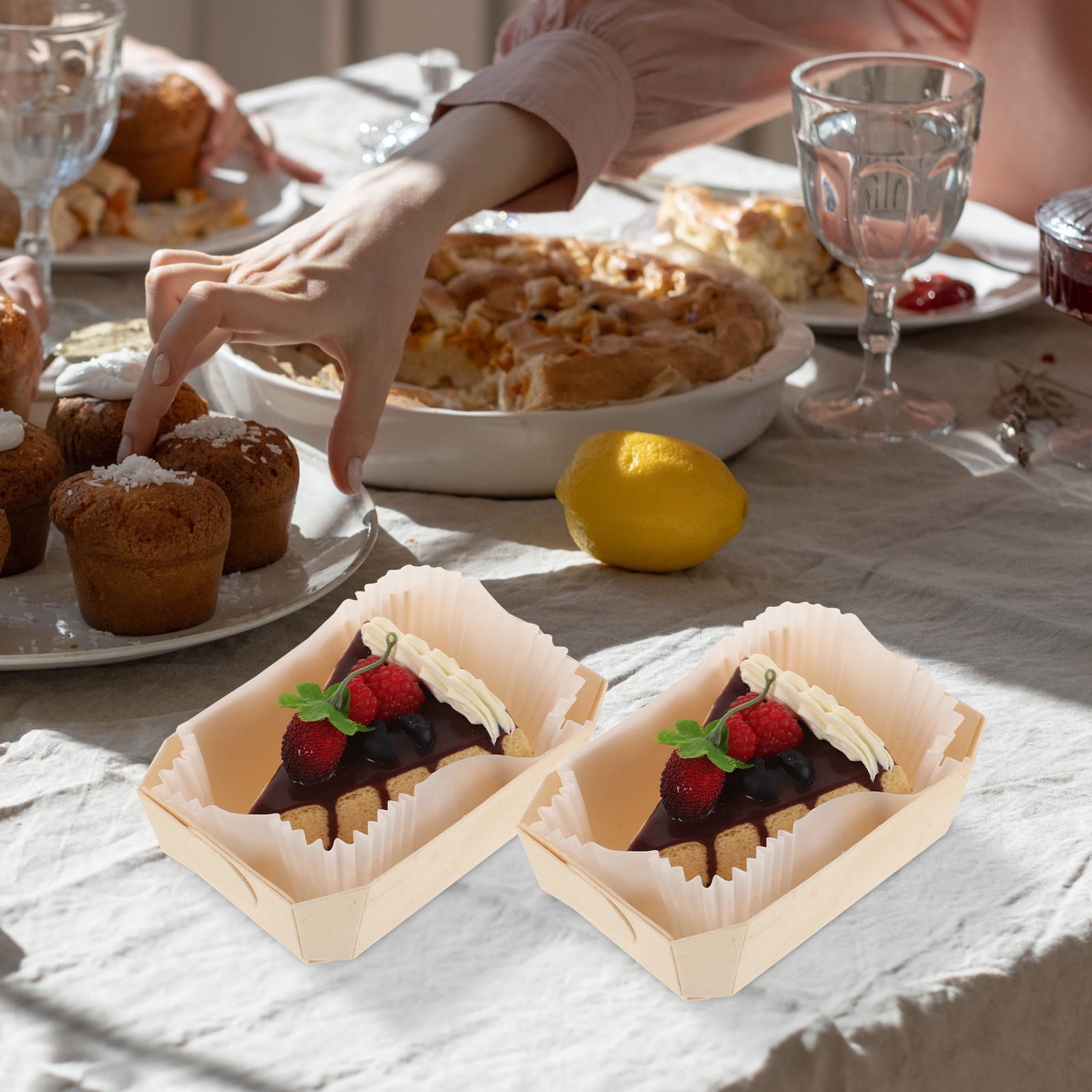 Cake Pan Parchment Paper For Bread Pans Disposable Mini Loaf Pans