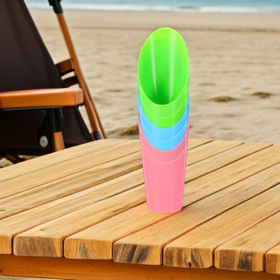 GETAJGHSD 6Pcs Plastic Gardening Soil Scoops for Succulents with Convenient Size for Home and Travel