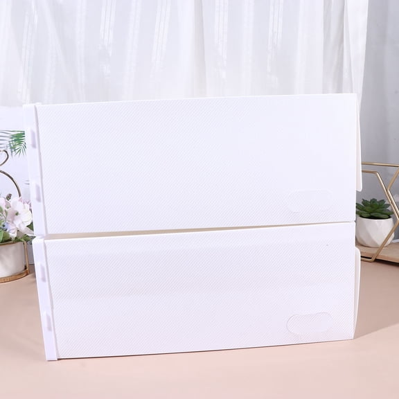 GETAJGHSD 6Pcs Stackable Shoes Container Clear Design for Easy Footwear Storage