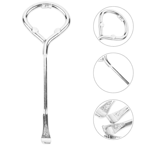 GETAJGHSD 6Pcs Steel Paint Can Lid Opener and Bucket Lid Lifter Tool with Hanging Hole