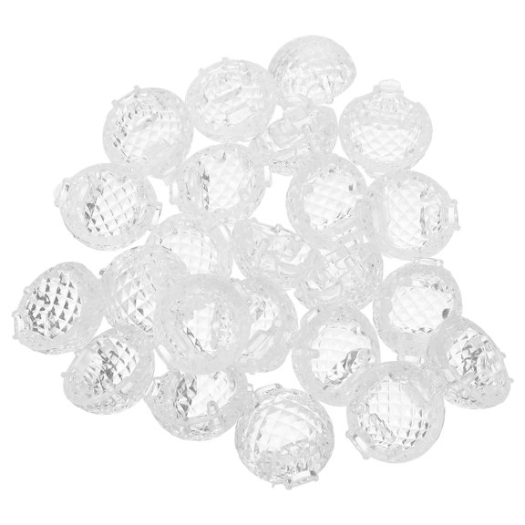 GETAJGHSD 80Pcs Outdoor Pineapple String Light Shades Transparent LED Covers for Patio Tropical Party Decor