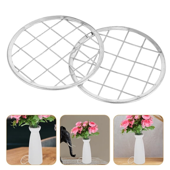 GETAJGHSD Metal Flower Frog Lid Inserts for Regular Mouth Jars, Vase Grids for Floral Arrangements