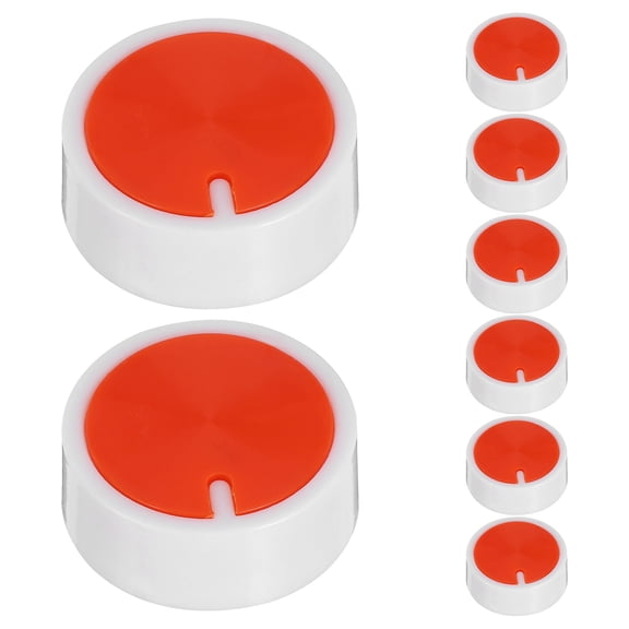 GETAJGHSD 8Pcs Adjustable Heater Temperature Control Knobs Plastic for Daily Use
