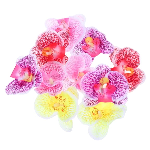 GETAJGHSD Artificial Hibiscus Flowers 10pc Mini Craft Flowers For Decor Home Wedding Party Decoration