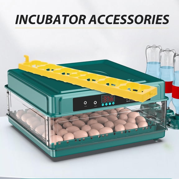 GETAJGHSD Automatic Chicken Incubator Tray Yellow Material for Even Heating and Easy Use