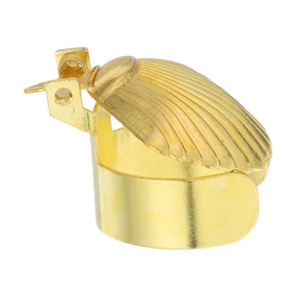 GETAJGHSD Automatic Zinc Alloy Candle Snuffer Tool Golden Metal Wick Extinguisher for Home Fire Safety