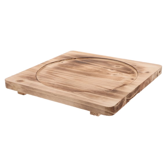 GETAJGHSD Sturdy Khaki Wood Stove Base Pad for Bbq Grill and Portable Firewood Stove