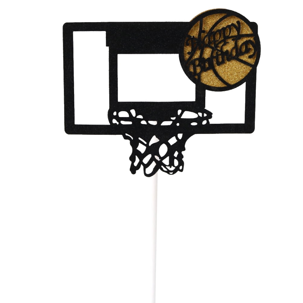 GETAJGHSD Basketball DIY Cake Topper Non-Toxic Decoration for Birthdays ...