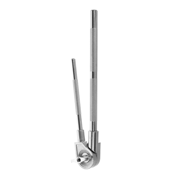 GETAJGHSD Bass Drum Cowbell Mounting Bracket Metal Percussion Instruments Silver 1Set