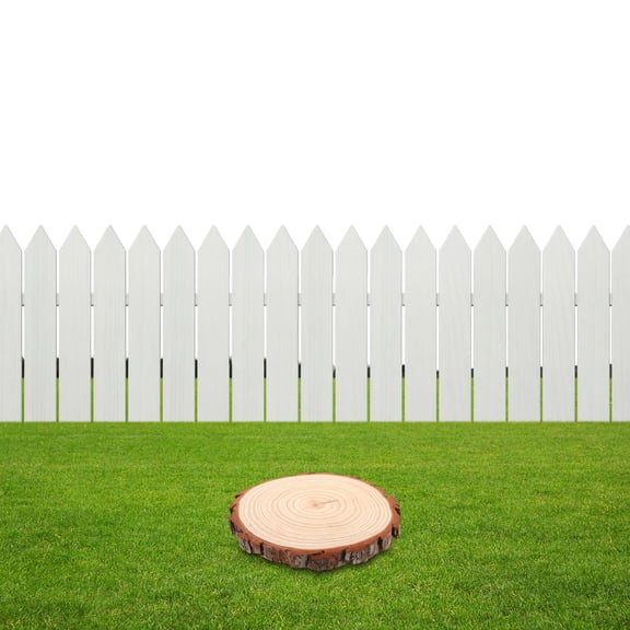 GETAJGHSD Outdoor Wood Stepping Stones Beige Wood Pathway Pieces for Garden Walkway Durable