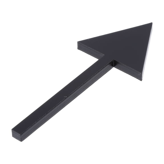 GETAJGHSD Black Acrylic Arrow Sign Self Adhesive Wall Marker for Home Office Directional Wayfinding