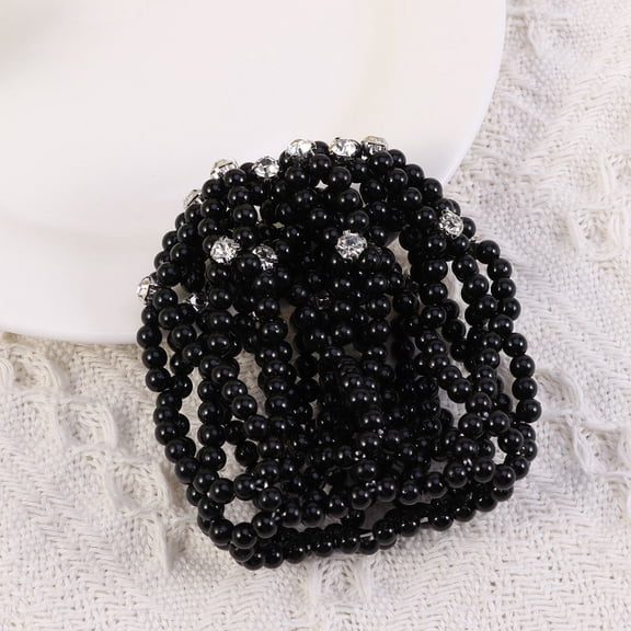 GETAJGHSD Ballet Bun Hair Net Elastic Black Snood Hairnet for Women for 1Pcs