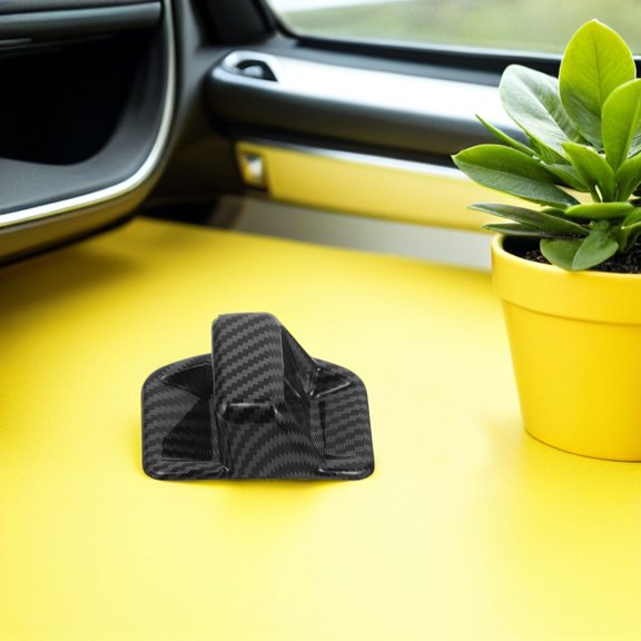 GETAJGHSD Universal Black Plastic Gear Shift Cover Protector for Car with Dust Shield and Wear Resistant Design