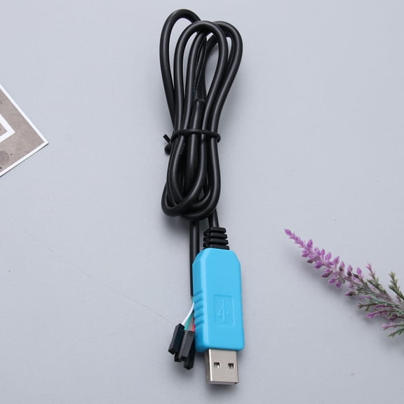 GETAJGHSD Black USB to Ttl Connecting Cable for Serial Debugging and Console Programming