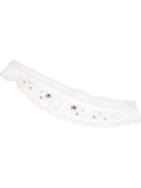 Women's Detachable Lace False Collar, Blouse Shirt Collar Insert, Decorative Layering Half Collar Accessory for