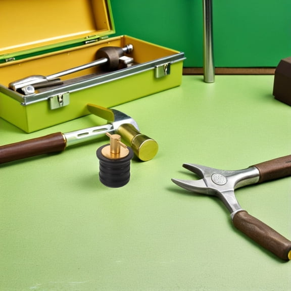 GETAJGHSD Boat Bilge Drain Plug Multi Use Brass Drain Stopper for Marine Applications