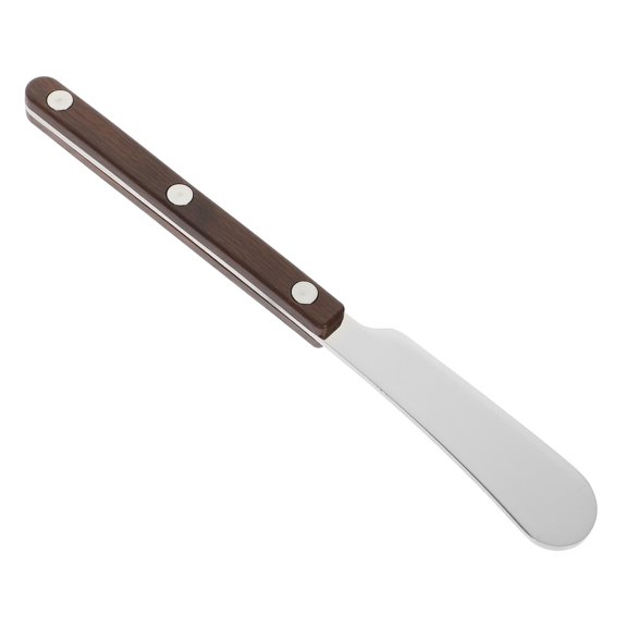 GETAJGHSD Brown Ergonomic Butter Spreader with Wear Resistant Blade for Easy Cheese and Jam Serving