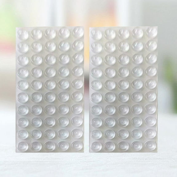 GETAJGHSD Kitchen Cabinet Door Bumpers Cabinet Cushion Dots Quiet 100Pcs Silicone Crash Pads