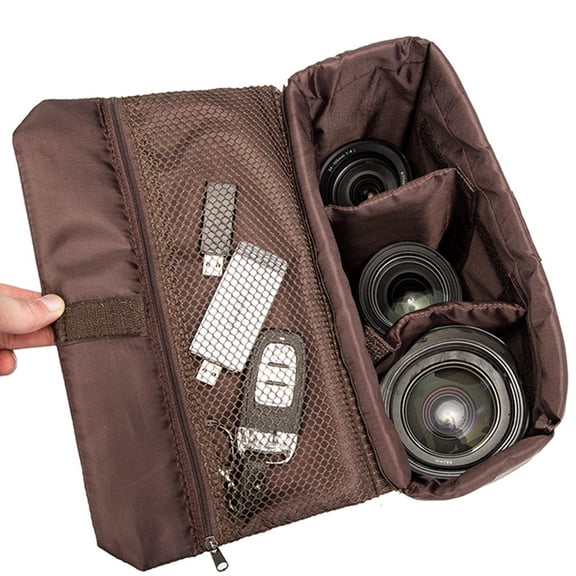 GETAJGHSD DSLR Camera Liner Bag, Nylon Outdoor Pouch with Extra Pockets