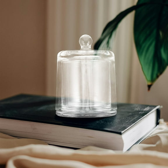 GETAJGHSD Candle Drip Cups Candle Holder Transparent Glass for Indoor Use 1Pcs
