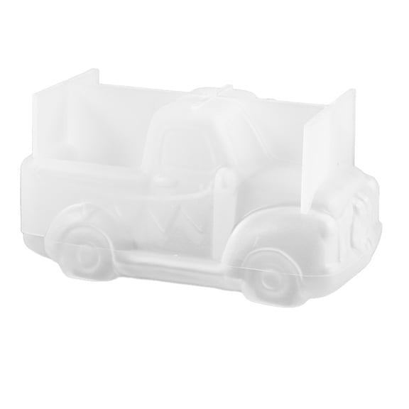 GETAJGHSD Cement Craft Molds Bus Shaped Silicone White 1Pcs Storage Box Crafting Gardening DIY
