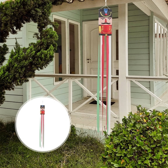 GETAJGHSD Garden Hanging Windsock Red Polyester 1Pack for Garden Hanging Flag