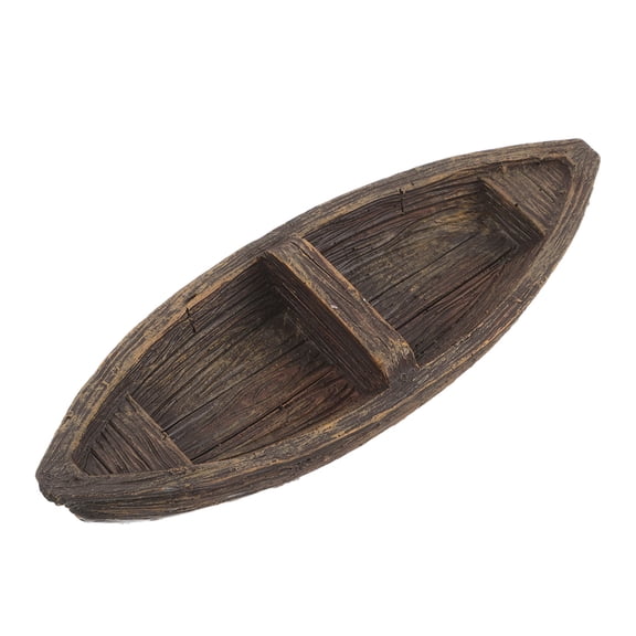GETAJGHSD Coffee Resin Sailboat Model for Outdoor Micro Landscape and Nautical Tabletop Decor