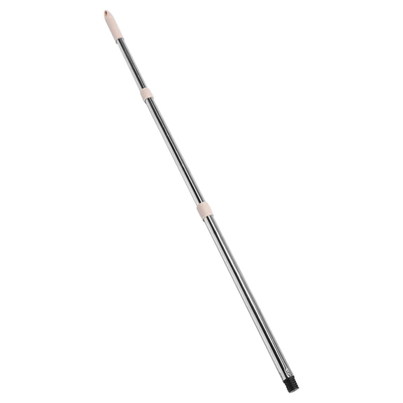 GETAJGHSD Three Section Stainless Steel Mop Pole with Threading System for Versatile Cleaning