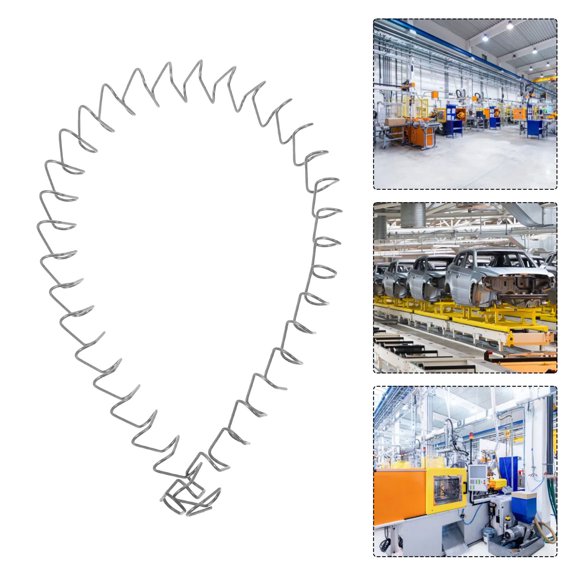 GETAJGHSD Custom Long Rectangular Flat Wire Spring for Precise Vibration Absorption Machines