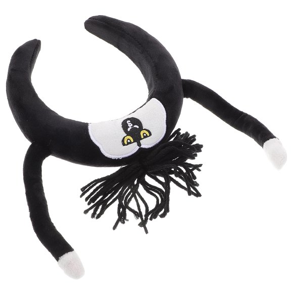 GETAJGHSD Soft Plush Animal Ears Headband Black Comfortable Hair Accessory for Makeup and Skincare
