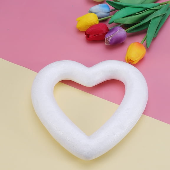 GETAJGHSD Hollow Heart Shape Polystyrene Foam Decorations for Wedding, Christmas, and Party Crafts
