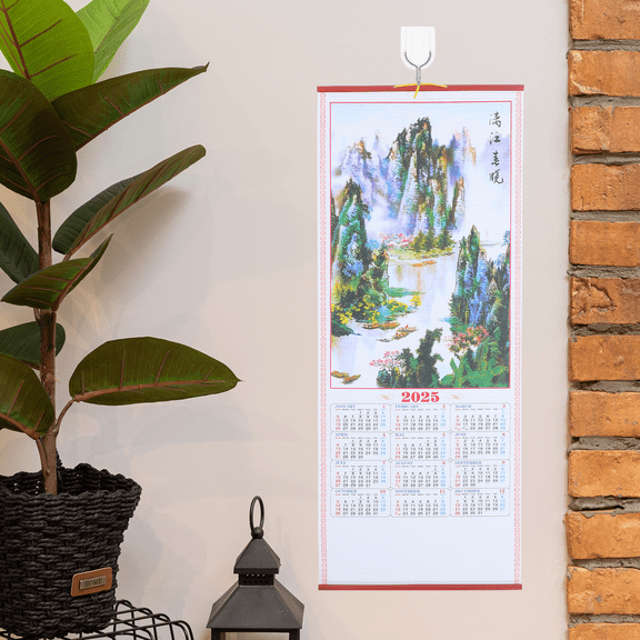 GETAJGHSD cate Household Hanging Calendar 2025 Monthly Wall Calendar for Home Planning